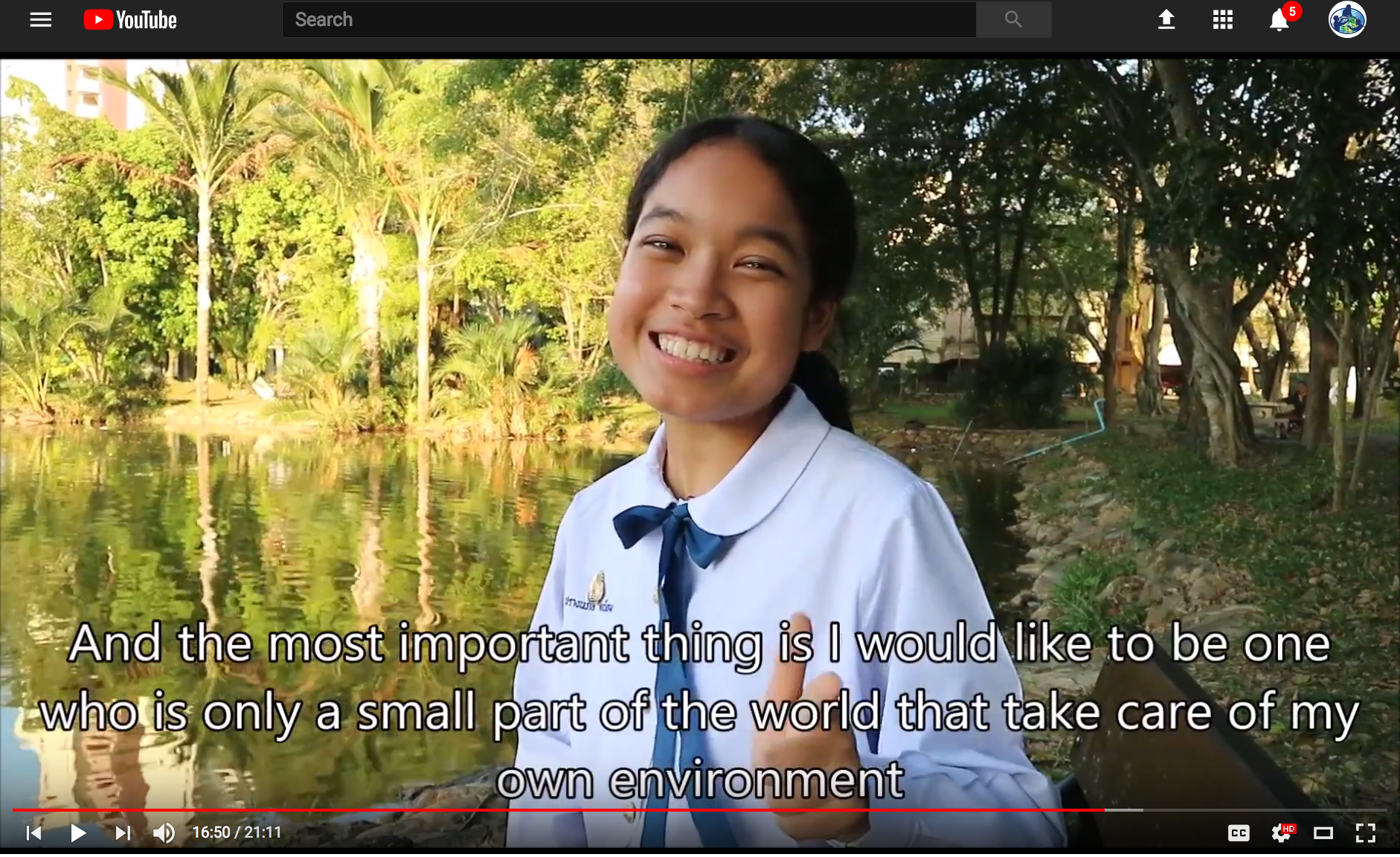 Earth Day Video Message