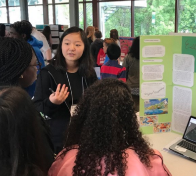 Students present at the Northeast SRS