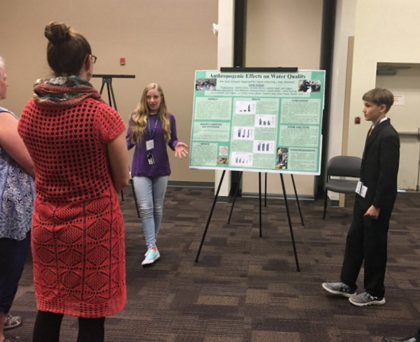 Students present at the Northwest SRS